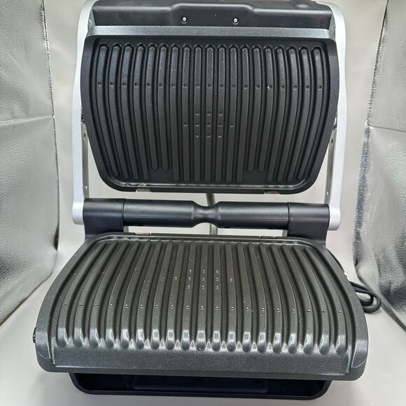 T-Fal OptiGrill 8356s1 Automatic Sensor Stainless Steel Meat Grill Panini - Picture 3 of 7